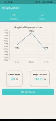 Advance Weight Monitor android App screenshot 3